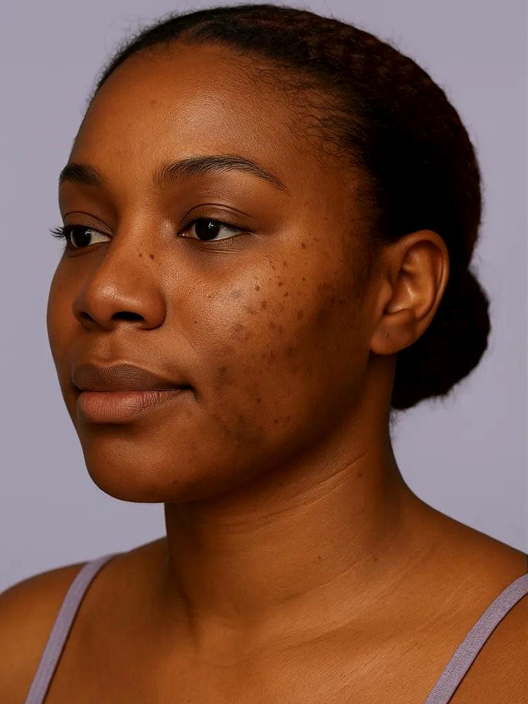Nokwanda S. Skin Brightening result — before