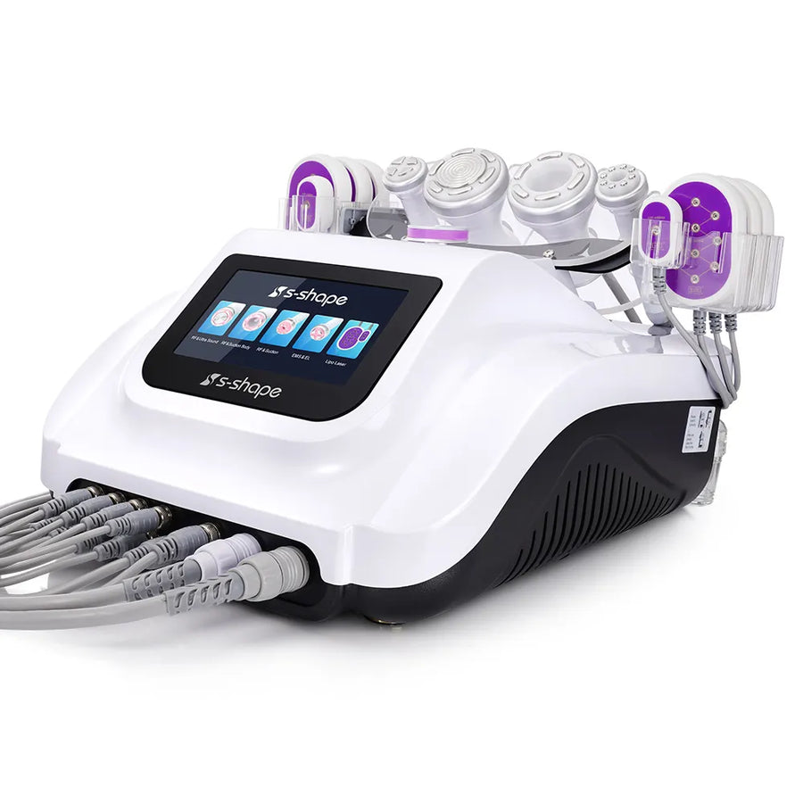S-Shape 6-in-1 Body Sculpting Machine — Cavitation + RF + Lipo Laser + EMS thumbnail 3