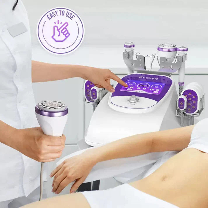 S-Shape 6-in-1 Body Sculpting Machine — Cavitation + RF + Lipo Laser + EMS thumbnail 4