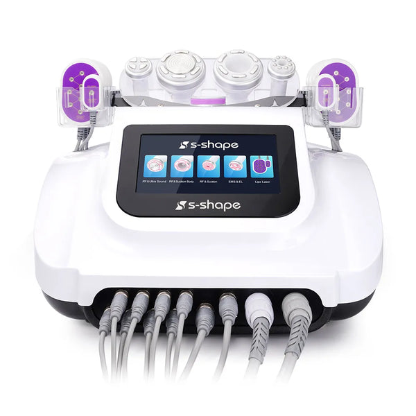 S-Shape 6-in-1 Body Sculpting Machine — Cavitation + RF + Lipo Laser + EMS thumbnail 2